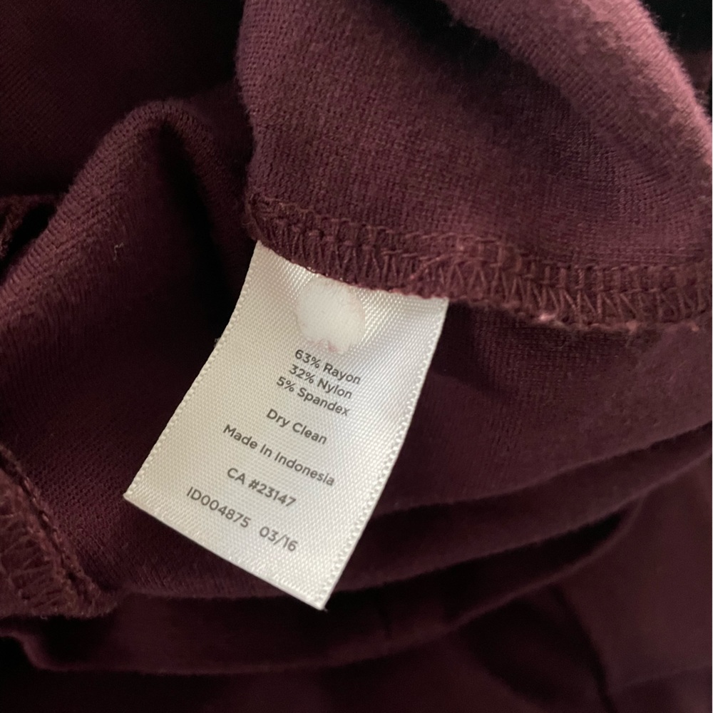 Maroon Talbots dress - Picture 3 of 6